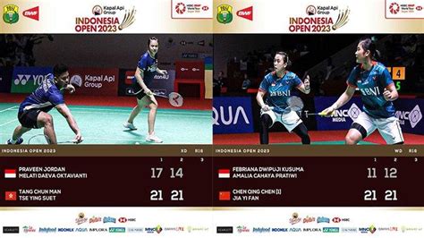 live streaming indonesia open semi final